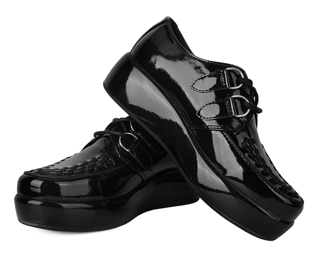 LIQUID MONDO BLACK SNEAKER CREEPER