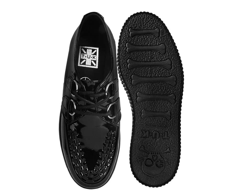 LIQUID MONDO BLACK SNEAKER CREEPER