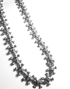 MINI SKULL CHAIN SILVER