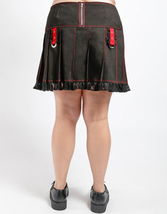 CURVE MIDNIGHT PLEATED SKIRT