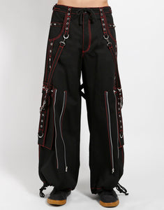 BACK UP SKULL PANT RED SKULL