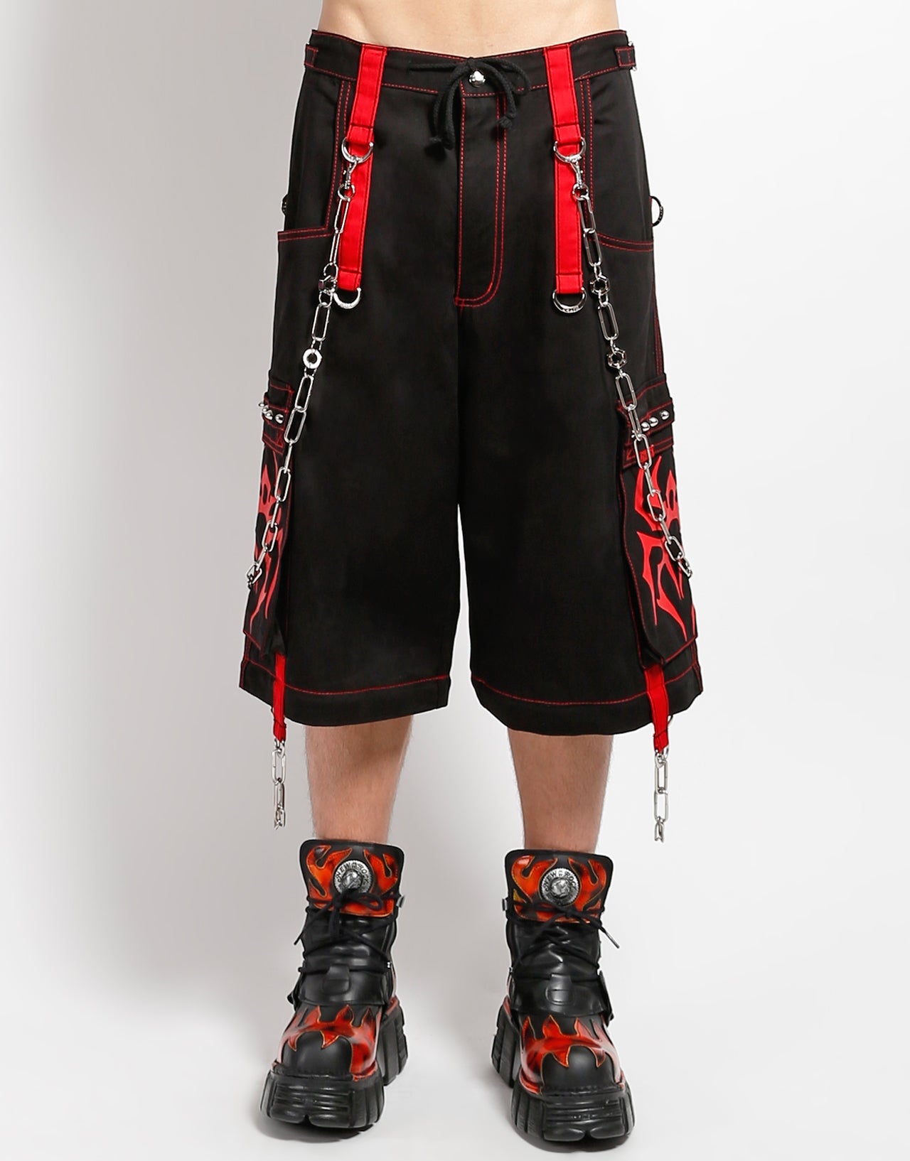 SPIDER ZIP OFF PANT RED