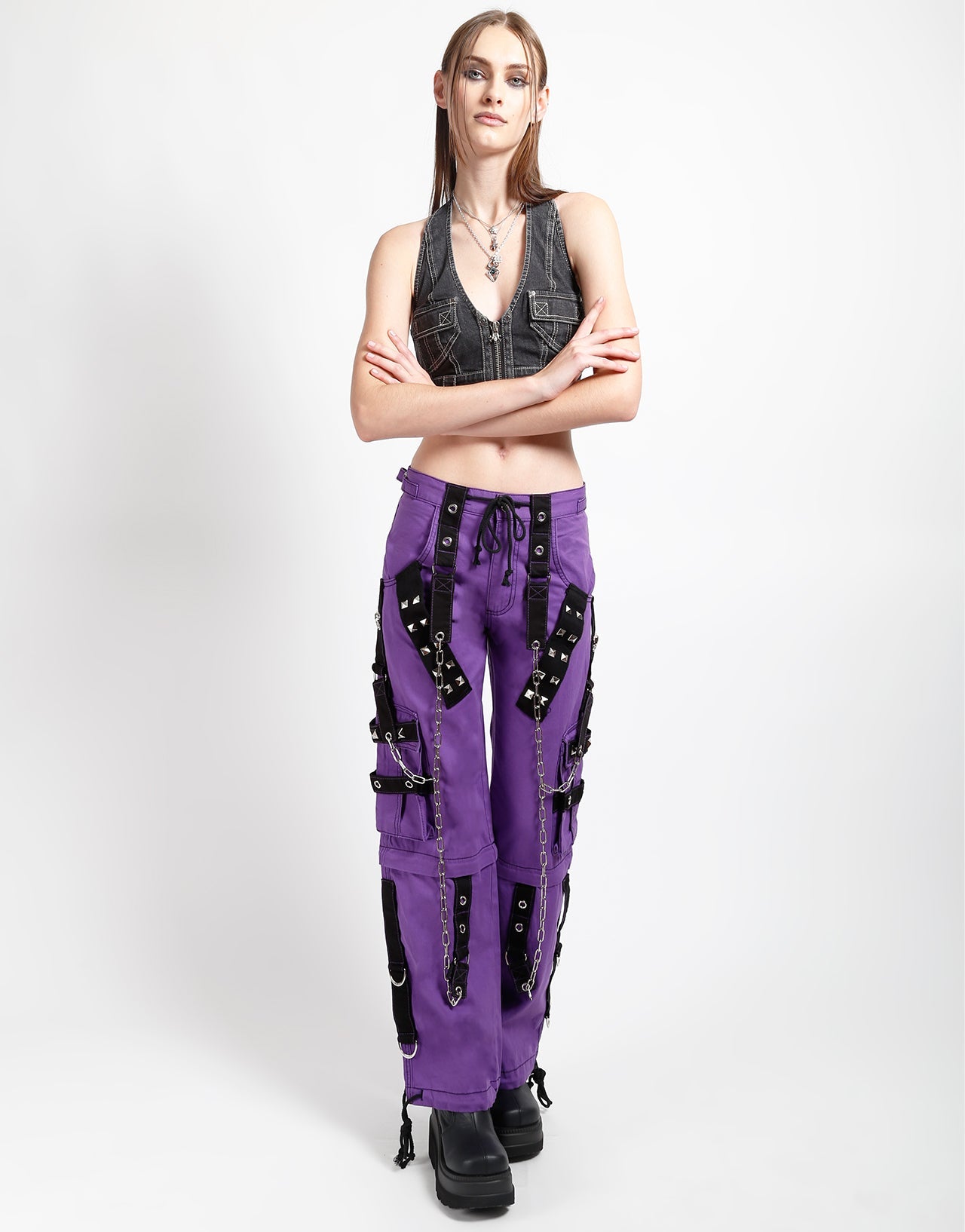 DARK CUFF PANT PURPLE