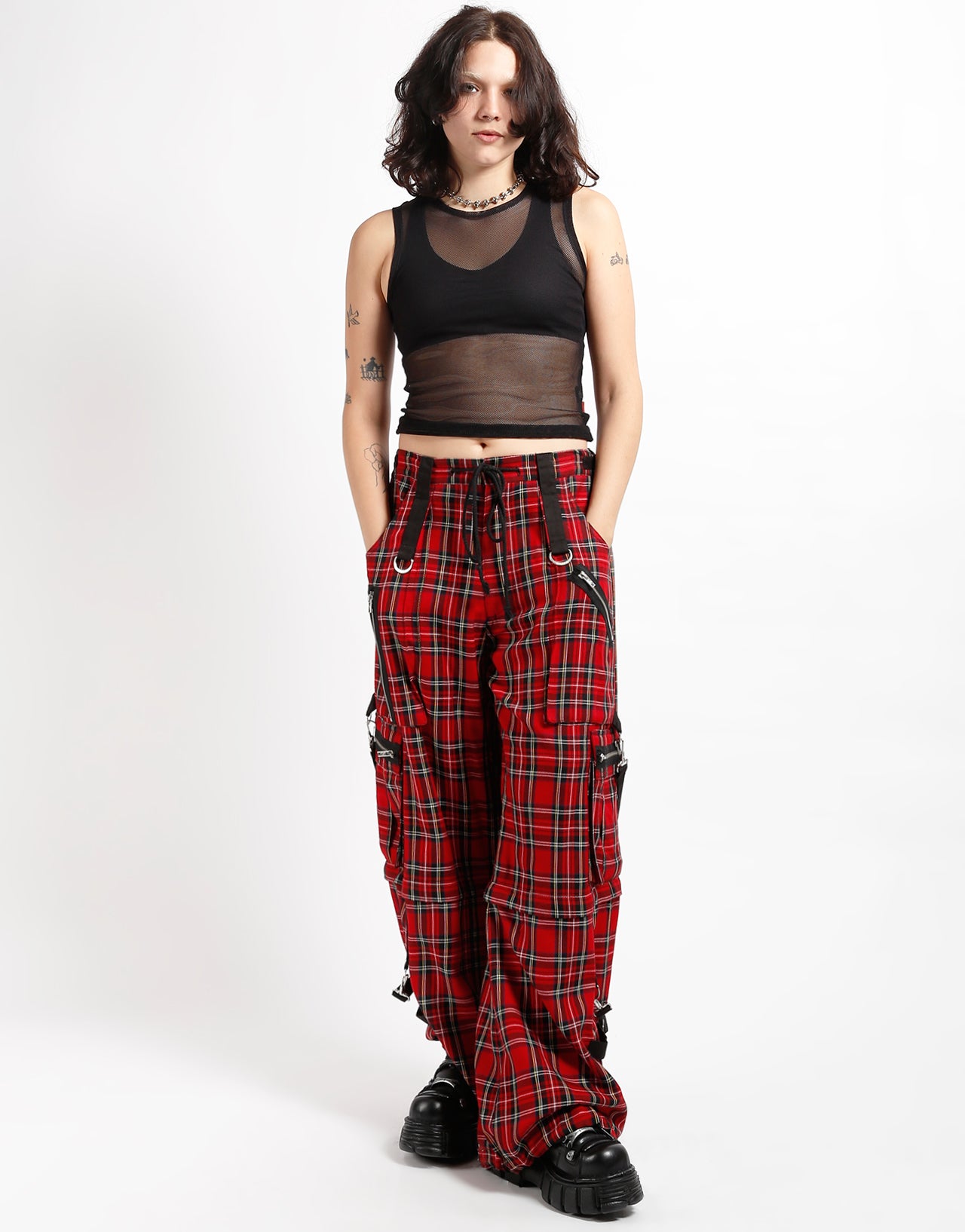 CLASH PANT RED PLAID