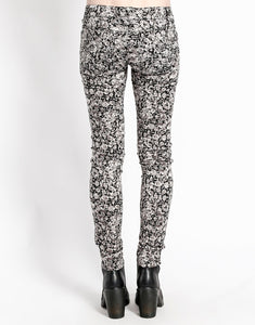 GREY SHADOW FLOWER SKINNY