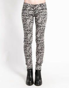 GREY SHADOW FLOWER SKINNY