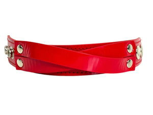 CROSS STRAP BRACELET BC501P.RED