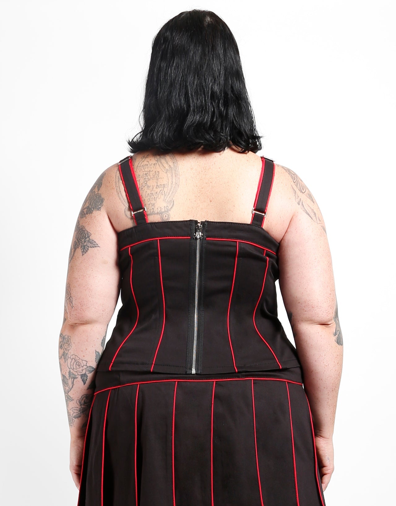 CURVE BAND CORSET RED