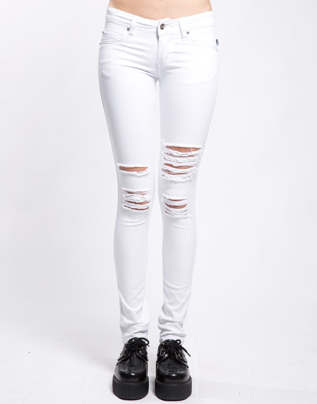 KNEE SLIT JEAN