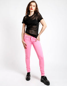 T-BACK JEAN NEON PINK