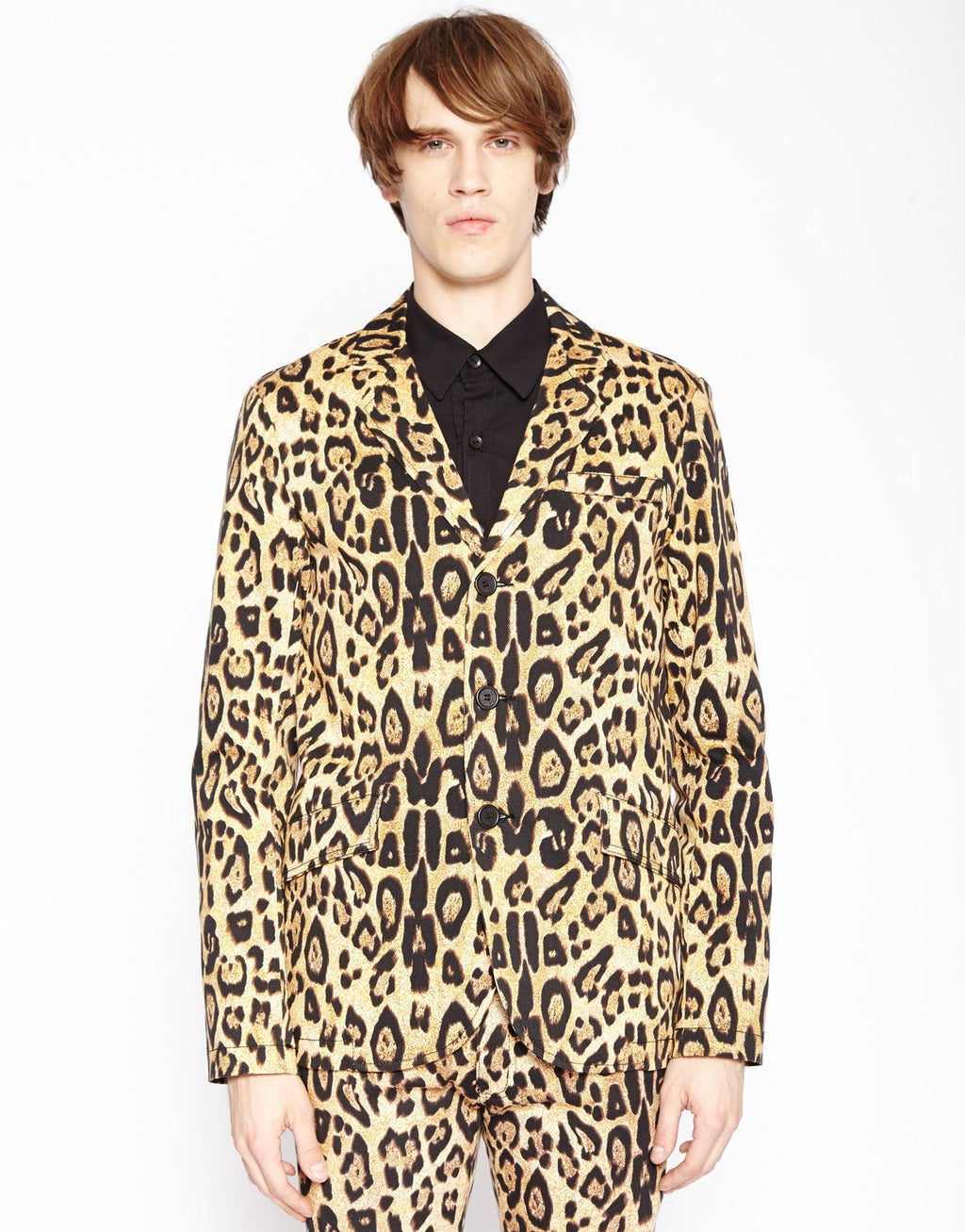 LEOPARD TOP CAT BLAZER