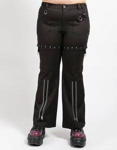 CURVE SUPER EYELET PANT BLACK