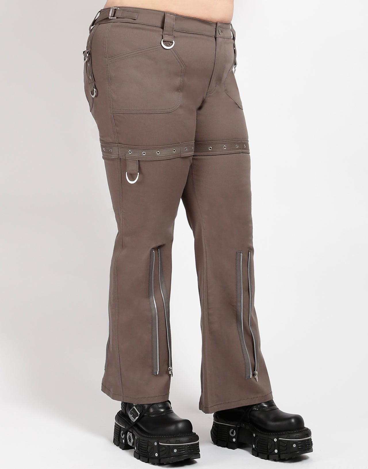 CURVE SUPER EYELET PANT OLIVE