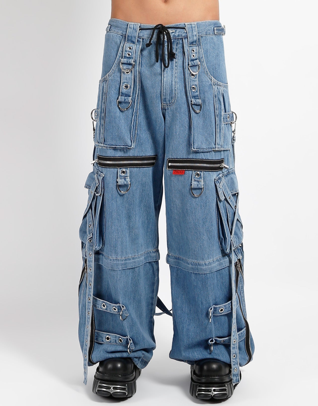 X-STRAP PANT LIGHT BLUE DENIM