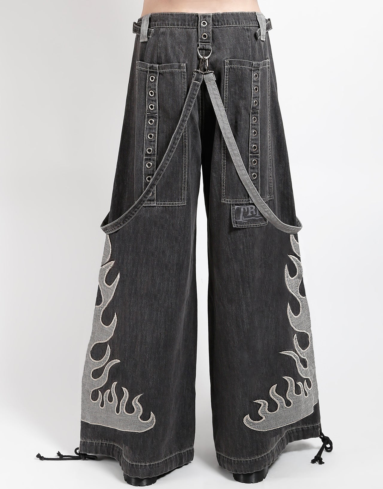 FLAME DARK STREET PANT BLACK DENIM