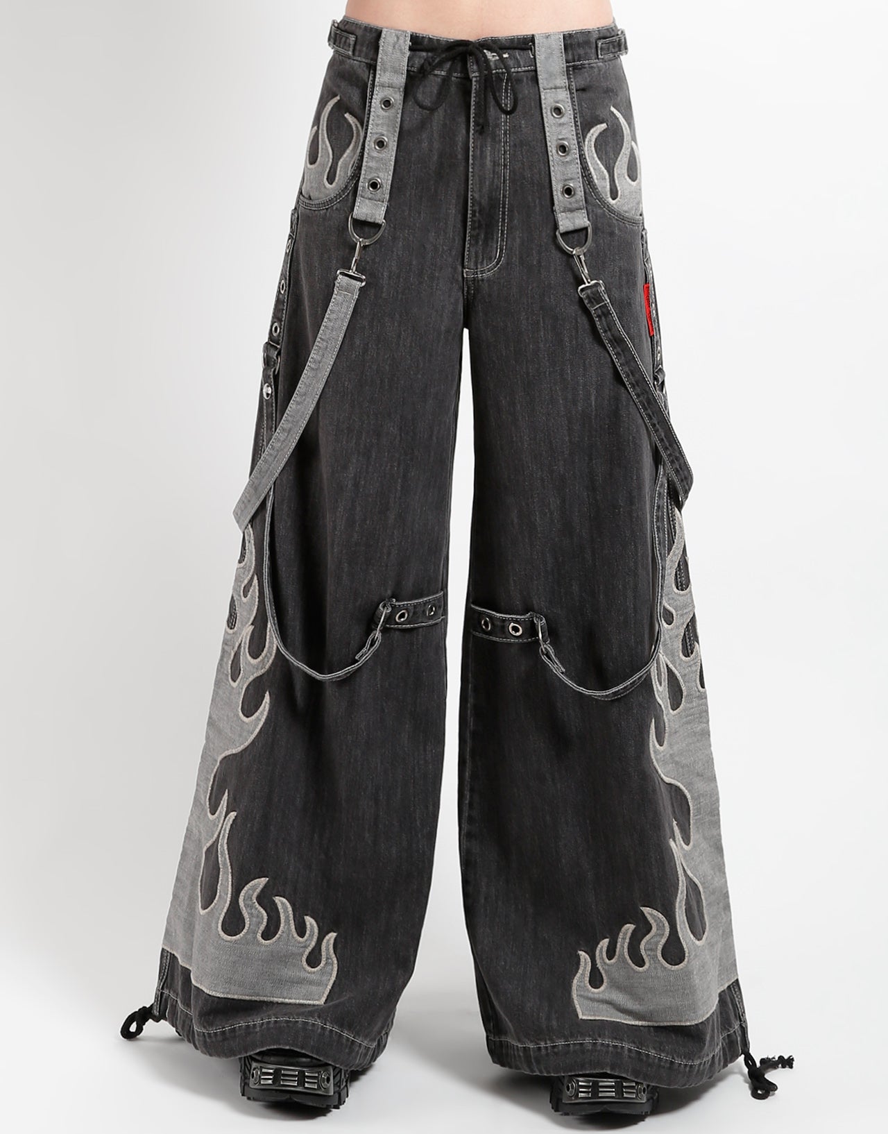 FLAME DARK STREET PANT BLACK DENIM