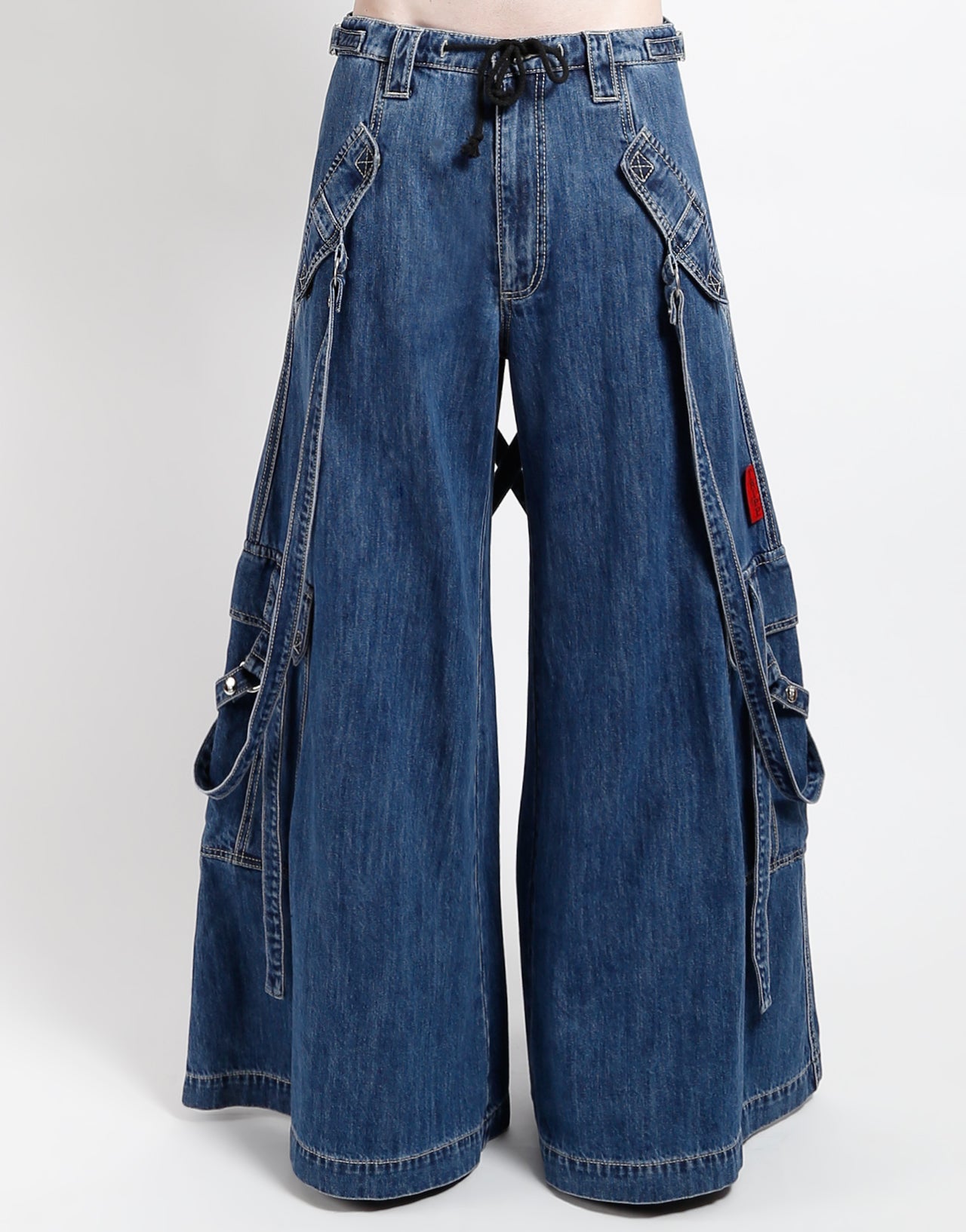 BOOSTER STRAP PANT INDIGO DENIM