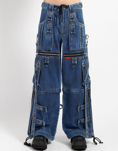 X-STRAP PANT BLUE DENIM