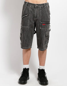 PUNK SHORT BLACK DENIM