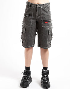 PUNK SHORT BLACK DENIM