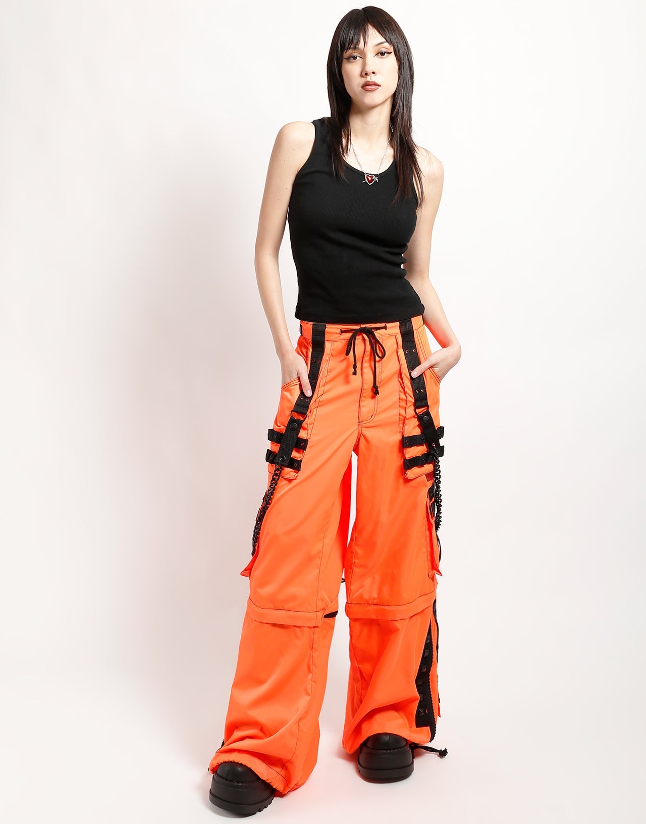 SPACE OUT PANT NEON ORANGE