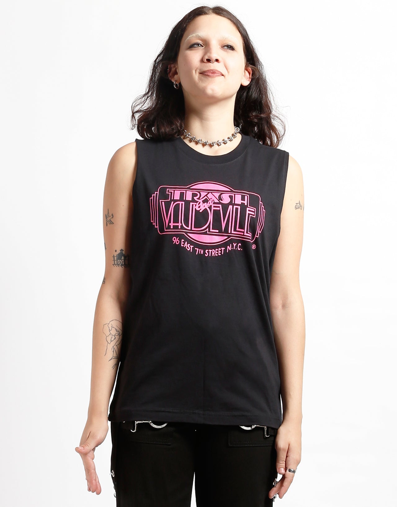 TRASH & VAUDEVILLE ADULT SLEEVELESS T-SHIRT