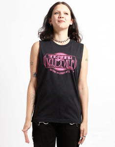 TRASH & VAUDEVILLE ADULT SLEEVELESS T-SHIRT