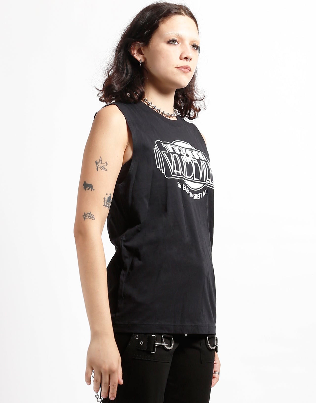 TRASH & VAUDEVILLE ADULT SLEEVELESS T-SHIRT