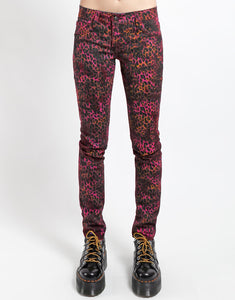 REVERSIBLE JEAN PINK CHEETAH