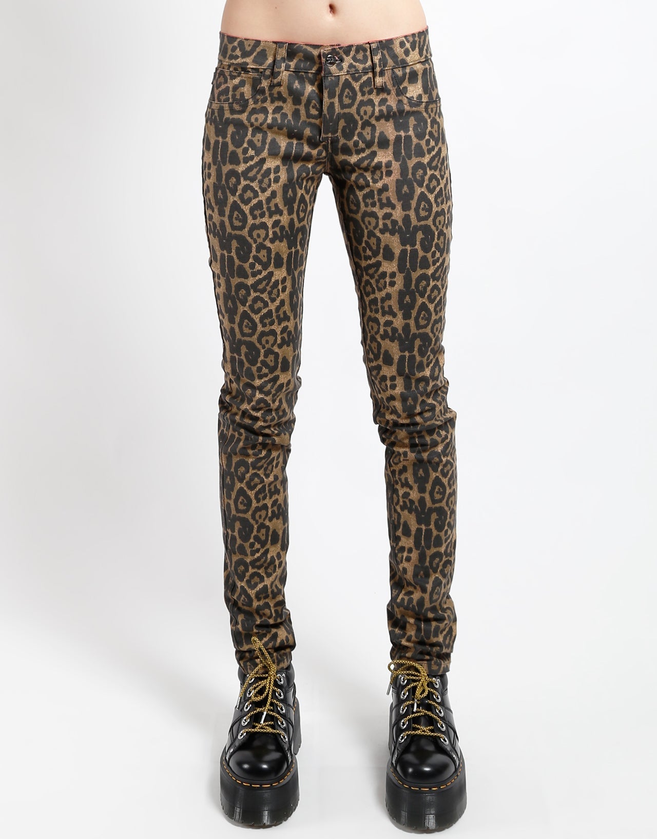 REVERSIBLE JEAN NATURAL LEOPARD