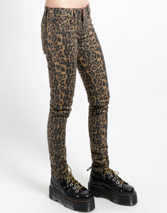 REVERSIBLE JEAN NATURAL LEOPARD