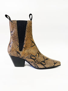 FRED BEATLE BOOT SNAKE LEATHER