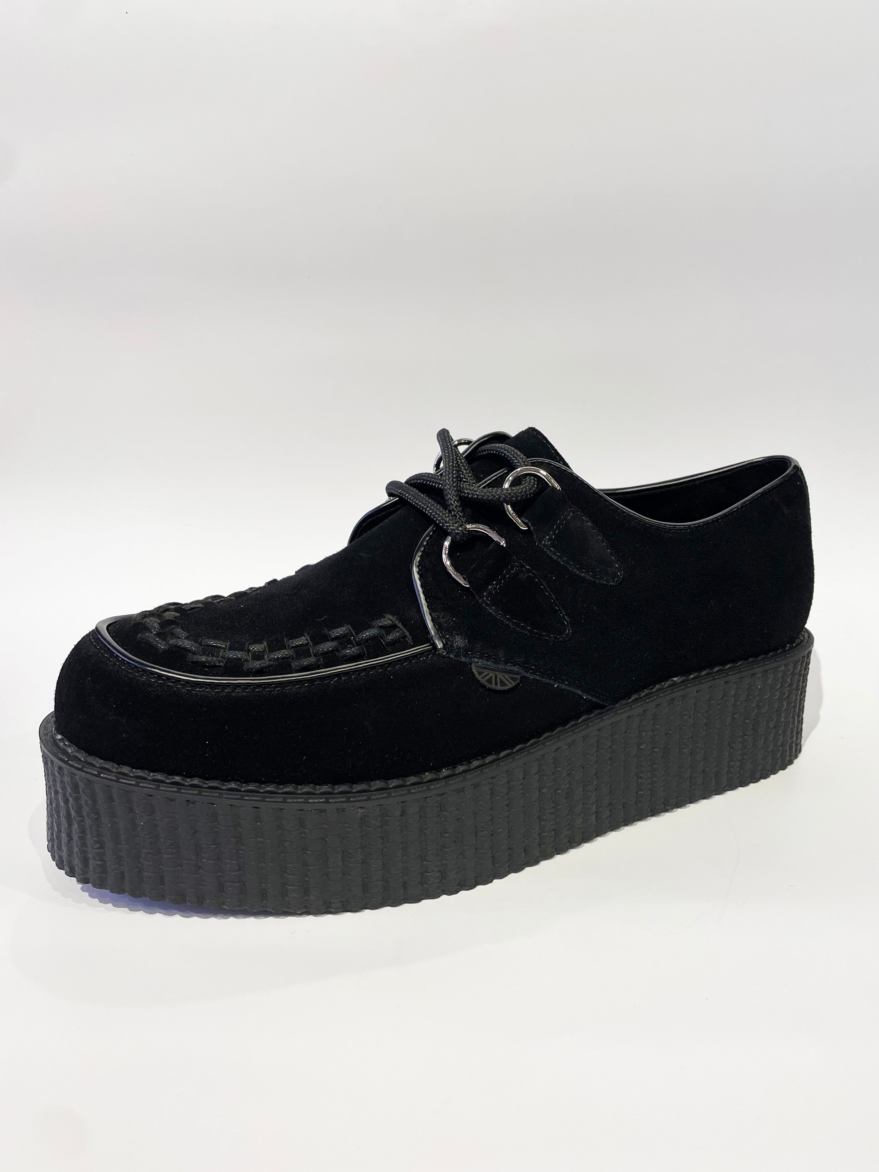 WULFRUN BLACK SUEDE CREEPERS SHOE