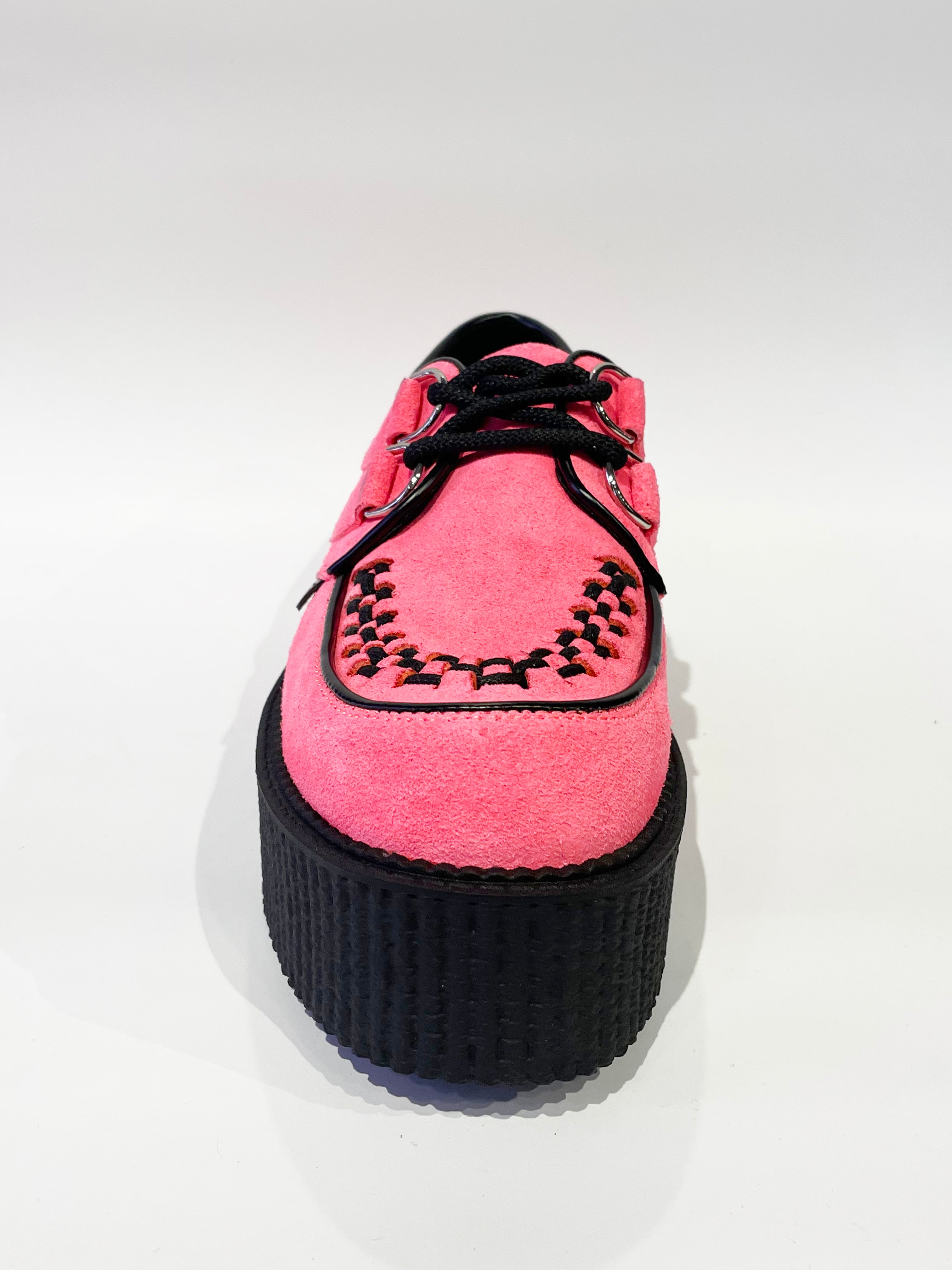 WULFRUN PINK SUEDE CREEPERS SHOE