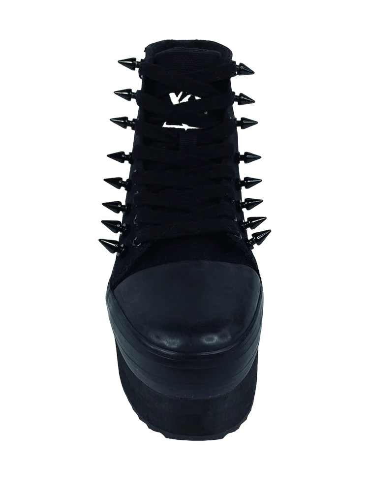 ELEVATION SPIKE BLACKOUT PLATFORM SNEAKERS