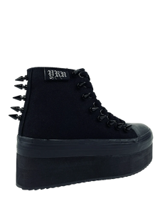 ELEVATION SPIKE BLACKOUT PLATFORM SNEAKERS