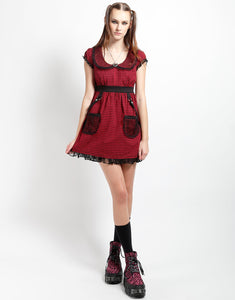 BO PEEP DRESS RED